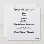 Invitation Parti DISCO - SRF (Dos)