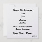 Invitation Parti DISCO - SRF (Dos)