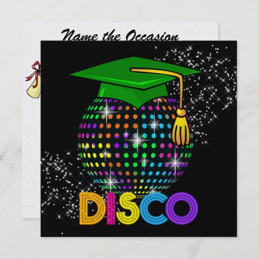 Invitation Parti DISCO - SRF (Devant / Derrière)