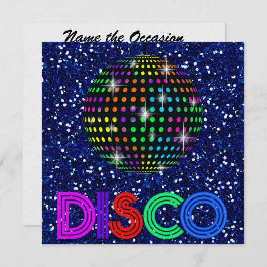 Invitation Parti DISCO - SRF (Devant / Derrière)