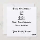 Invitation Parti DISCO - SRF (Dos)