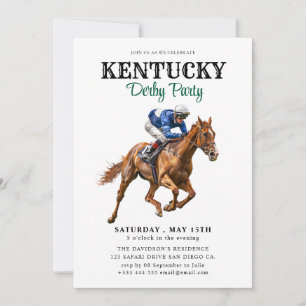 Invitation Parti d'observation du Kentucky Derby