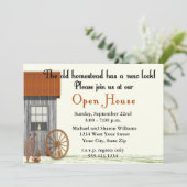 Invitation Parti d'ouverture de maison supprimé (Debout devant)