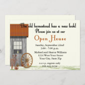 Invitation Parti d'ouverture de maison supprimé (Devant / Derrière)