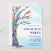 Invitation Parti du 4 juillet (Devant)