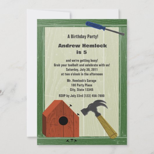 Invitation Parti du bâtiment (Devant)