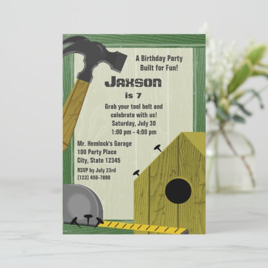 Invitation Parti du bâtiment (Debout devant)