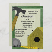 Invitation Parti du bâtiment (Devant / Derrière)