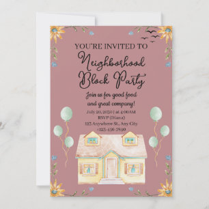 Invitation Parti du bloc de quartier