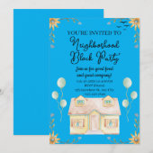 Invitation Parti du bloc de quartier (Devant / Derrière)