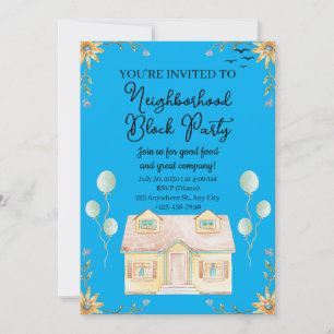Invitation Parti du bloc de quartier