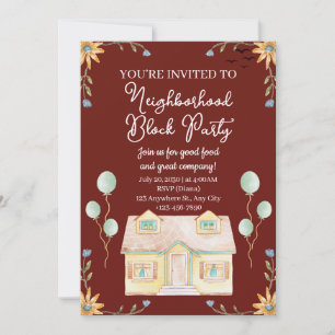 Invitation Parti du bloc de quartier