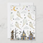 Invitation Parti du bloc d'Halloween (Dos)