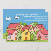 Invitation Parti du bloc du quartier de printemps (Devant / Derrière)