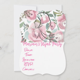Invitation Parti du hijab