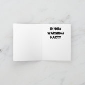 Invitation Parti du réchauffement de la maison (Intérieur)