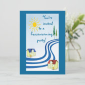 Invitation Parti du réchauffement des ménages (Debout devant)