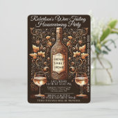 Invitation Parti du réchauffement du foyer (Debout devant)