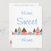 Invitation Parti du réchauffement du foyer (Devant / Derrière)