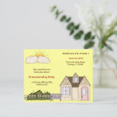 Invitation Parti du réchauffement du foyer (Debout devant)