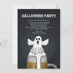 Invitation Parti fantôme d'Halloween