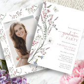 Invitation Parti fleur sauvage