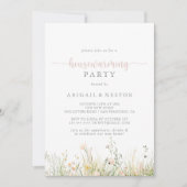 Invitation Parti Fleur sauvage Boho de la verdure (Devant)
