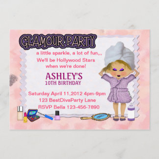 Invitation Parti Glamor