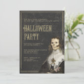 Invitation Parti gothique victorien d'Halloween pour adultes (Debout devant)