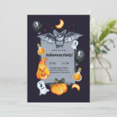 Invitation parti halloween (Debout devant)