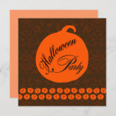 Invitation Parti Halloween (Devant / Derrière)