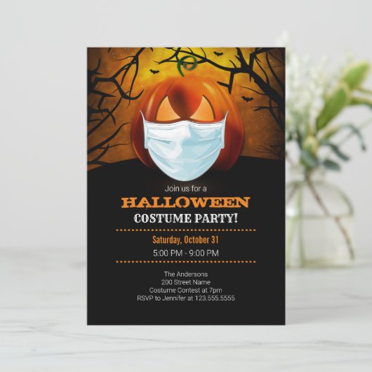 Invitation Parti Halloween (Debout devant)