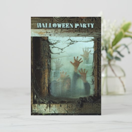 Invitation parti halloween (Debout devant)