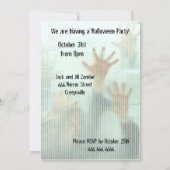 Invitation parti halloween (Dos)