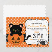 INVITATION PARTI HALLOWEEN (Devant / Derrière)