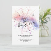 Invitation Parti Halloween moderne (Debout devant)