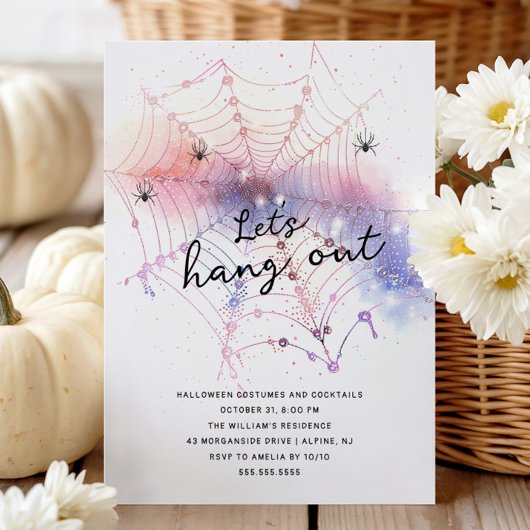 Invitation Parti Halloween moderne
