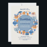 Invitation Parti Hanoukka<br><div class="desc">Invités Invitations à votre Hanoukka Party avec cette charmante invitation mettant en vedette tous les éléments du séjour. (Hanoukka Vecteurs par Vecteezy). La carte est facile à customiser avec votre libellé, police, couleur de police, forme de papier et choix du type de papier. Pas exactement ce que vous cherchez ?...</div>