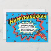 Invitation Parti Hanoukka Judah Maccabee (Devant)