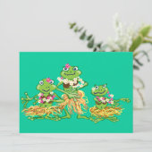 Invitation Parti hawaïen (Debout devant)