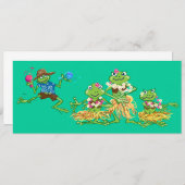 Invitation Parti hawaïen (Devant / Derrière)