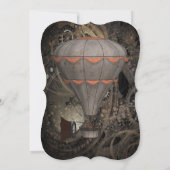 Invitation Parti industriel Steampunk (Dos)