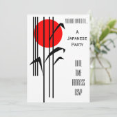 Invitation Parti japonais du Japon (Debout devant)