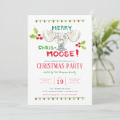 Invitation Parti Joyeux Chris-Moose de National Lampoon (Debout devant)