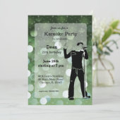 Invitation Parti karaoké (Debout devant)