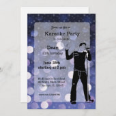 Invitation Parti karaoké (Devant / Derrière)