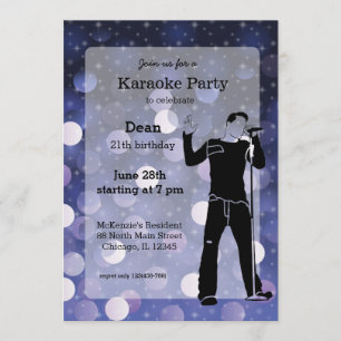Invitation Parti karaoké