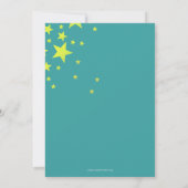 Invitation Parti karaoké Anniversaire de enfant rose Turquois (Dos)