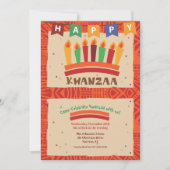 Invitation Parti Kwanzaa (Devant)