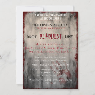 Invitation Parti le plus meurtrier